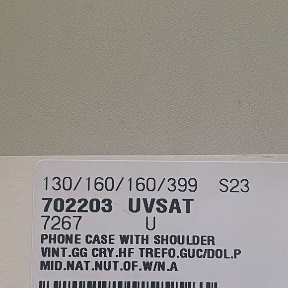 NWT Gucci x Adidas Phone shoulder Bag 702203 - Picture 9 of 9